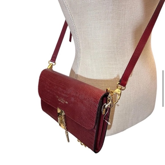 Gorgeous Red Leather Viola Castellani Purse MADE IN ITALY - Picture 4 of 16